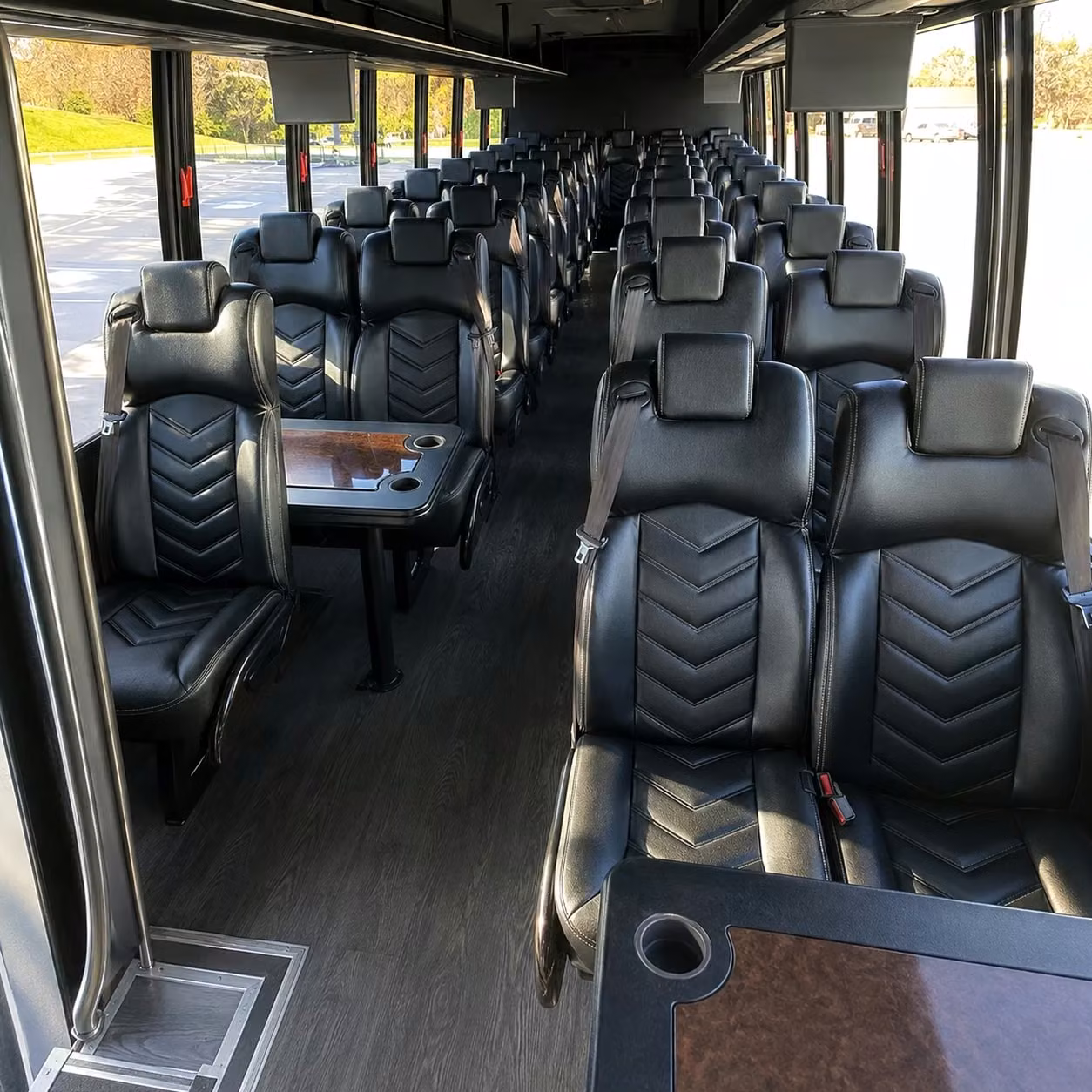 28 passenger minibus inside