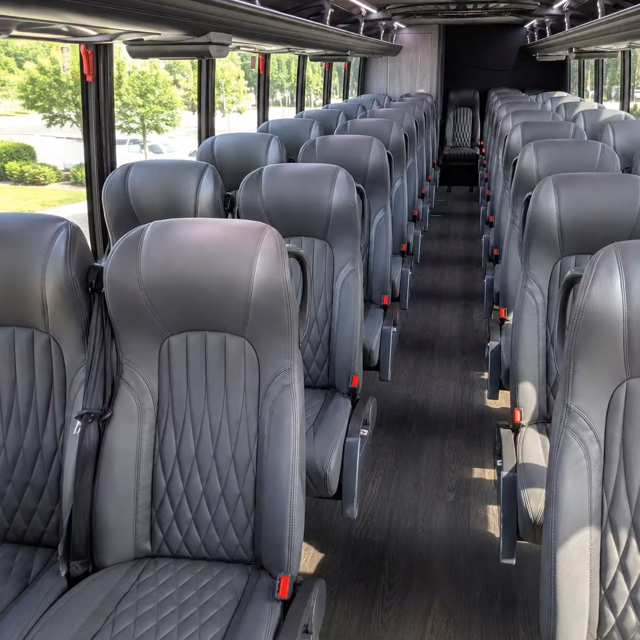 28 passenger minibus interior