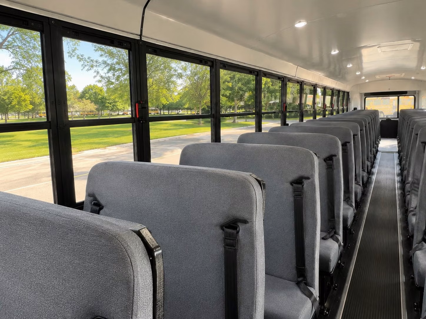 school bus interior