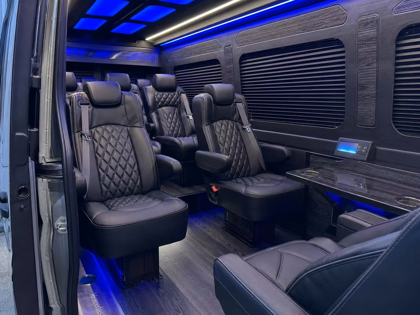 sprinter van transportation for groups and events across turlock
