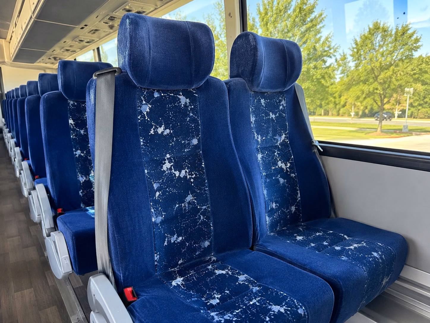 turlock charter bus rental interior